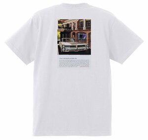 アドバタイジング ポンティアック Ｔシャツ 403 白 1964 グランプリ テンペスト ボンネビル アメ車