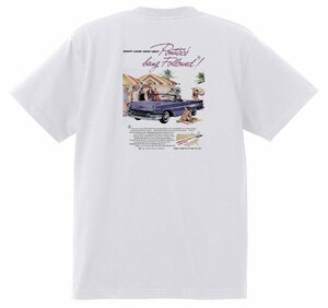 アドバタイジング ポンティアック 462 白 Ｔシャツ 1957 スターチーフ スーパーチーフ チーフテン サファリ