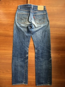 70's Levi's リーバイス 501 66 前期 w30 トップボタン裏6 シングルステッチ 赤耳 リーバイス デニム パンツ ヴィンテージ ベルベルジン