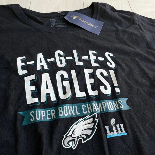 EAGLES NFL Fanatics イーグルス　カレッジロゴ　古着