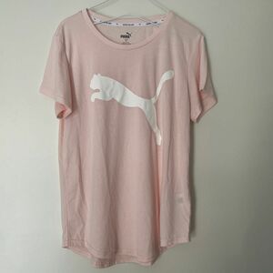 LL プーマ PUMA 半袖Tシャツ Tシャツ トップス スポーツ　薄ピンク　ベビーピンク