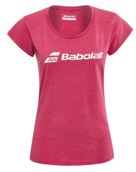 【日本未展開】BABOLAT（バボラ）レディース EXERCISE(エクササイズ) Tシャツ（US/EU：S）レッドローズ