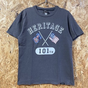 Schott 101周年 HERITAGE 半袖 Tシャツ M 限定 MADE IN JAPAN 101th チャコール