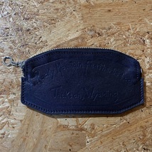 Rocky Mountain FEATHERBED レザー カードケース 名刺入れ コインケース 財布 NAVY ロッキー マウンテン MADE IN JAPAN_画像1