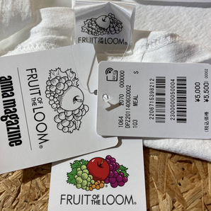 FRUIT OF THE LOOM anna magazine 半袖 Tシャツ S M XL コラボ 別注 限定 フルーツ オブ ザ ルームの画像5