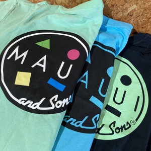 MAUI and Sons 半袖 Tシャツ S M グリーン ブルー ブラック マウイ アンド サンズ