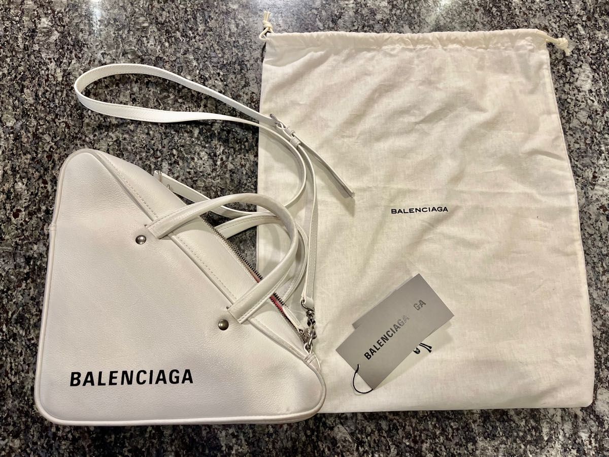 BALENCIAGA バレンシアガ バッグ クラシーク 2way レッド ゴールドの