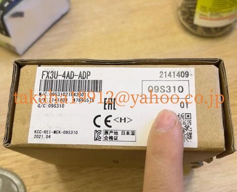 新品 MITSUBISHI 三菱電機 FX3U-4AD-ADP アナログ入力アダプタ 保証付