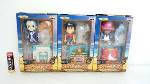 ONE PIECE figure playset series 3 /ワンピース プレイセットシリーズ3 全3種 チョッパー・他　景品・非売品(not for sale)・新品・未開封