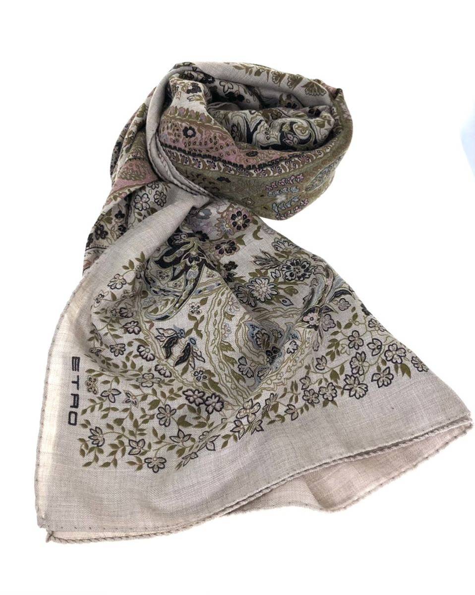 品質は非常に良い 【未使用、値札付き】ETRO エトロ ショール マフラー