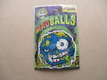 マッドボールズ ステッカーOFFICIAL MADBALLS PRODUCT/MONSTERシールStickerホラーTCFCモンスターACTIVEマッドボール怪物ゾンビ S93_画像1