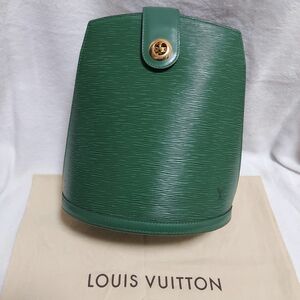 最終値下げ☆美品☆ルイヴィトン LOUIS VUITTONエピクリュニー ショルダーバッグ ボルネオグリーンバケツ型☆値下げNG