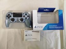 FG788 【動作可能】純正ps4コントローラー (チタンブルー) SONY CUH-ZCT2J 28 送料無料_画像1