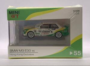 TSM ミニGT MINI GT 1/64 BMW M3 E30 #6 1991 マカオGP 優勝車 香港限定