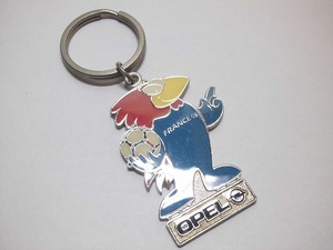 *OPEL FIFA mascot key holder * F68 France FIFA World Cup '98