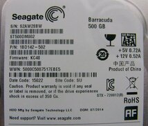 vn12 Seagate Barracuda ST500DM002 500GB 7200rpm SATA 即決_画像2