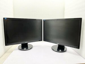 【良品】2台セット ASUS VE198/ VGA/ DVI/ 液晶モニター /E3-VE198