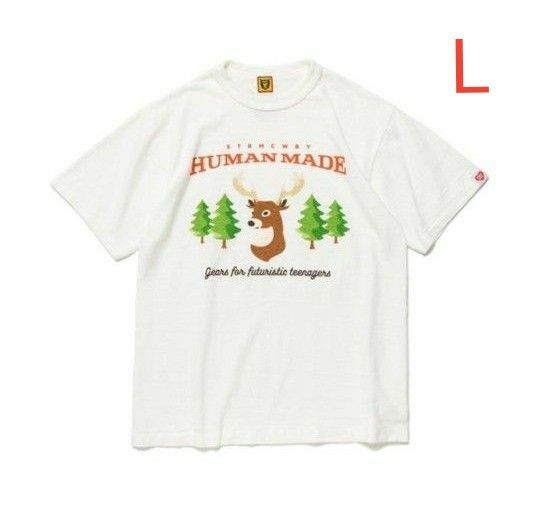 新品未使用 ~HUMAN MADE~ Tee WHITE Tシャツ L ヒューマンメード　白ティー　ホワイト