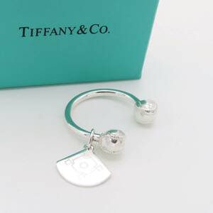  rare beautiful goods Tiffany&Co. Vintage Tiffany Baseball silver key ring SV925 men's lady's AA147