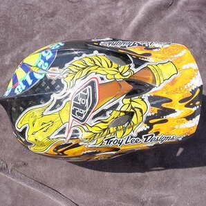 Troy Lee Designs D3 carbon full face helmet Msize の画像4