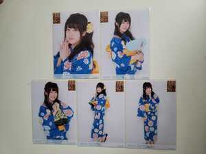 NMB48 川上千尋 2015 August -sp 生写真 5種コンプ