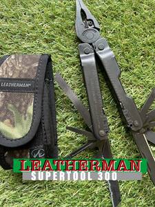 LEATHERMAN SUPERTOOL300 Black exclusive use nylon made sheath attaching Leatherman multi tool 