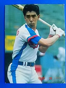 1987年 カルビー プロ野球カード 中日 平野謙 No.46