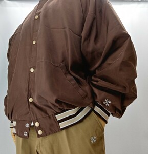 BLUCO WORK GARMENT/ブルコ 1353-3A03 STADIUM JACKET /カラー(BRN)サイズL.新品.税込価格.送料無料.　