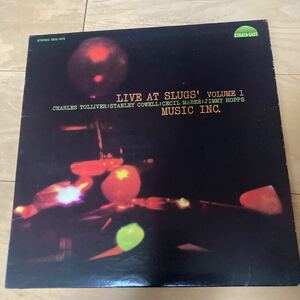 USオリジナル盤/CHARLES TOLIVER MUSIC INC./LIVE AT SLUGS' VOLUME 1/STRATA-EAST SES-1972