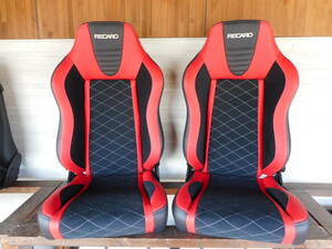 recaro SRカスタム　　張替え済　未使用　2脚セット　。。.・・ 未使用 未使用、