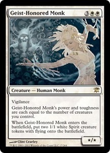 霊誉の僧兵/Geist-Honored Monk [ISD] イニストラード MTG 英語 017 Y1
