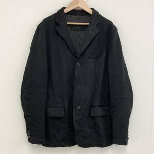 AD2005 COMME des GARCONS HOMME 製品染め ポリ ライン テーラードジャケット ブラック 黒 Sサイズ コムデギャルソンオム archive 3010144