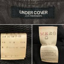 名作 UNDERCOVER 96AW レザー ライン ペイント ハーフパンツ ボトムス アンダーカバー ショートパンツ カーゴ ショーツ archive 3020328_画像3