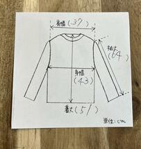 ミエット miette カットアウト ロンＴ 長袖 ホワイト リブ レディース_画像9