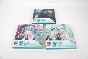 ◆未開封品◆ C賞 描き下ろしキャンバスボード 全3種セット　タイトーくじ　初音ミク 39(ミク)の日 記念くじ (2732651)