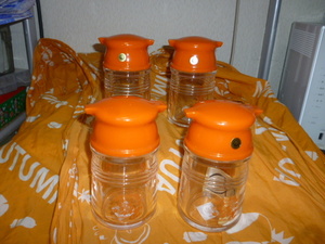  Showa Retro CHARME соус соя разница .4 шт. комплект orange 
