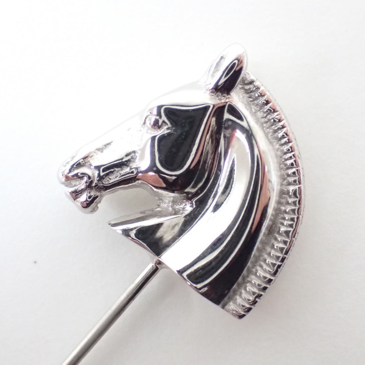 HERMES(エルメス) ピンブローチ 馬 シルバー 美品 TN771 代引可 www