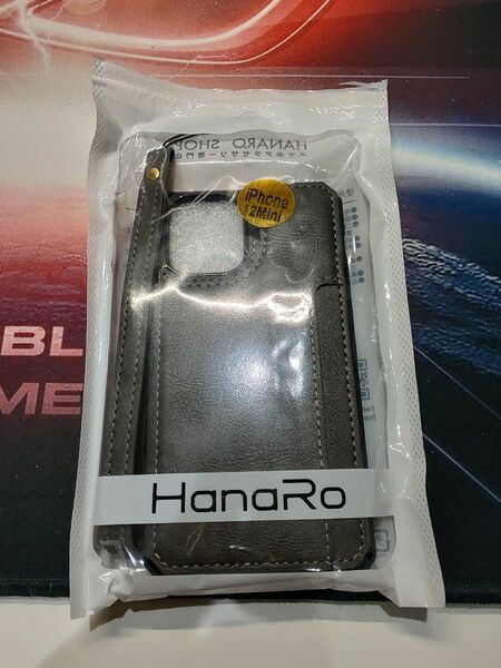 hanaro 背面手帳型 iPhone 12 mini スマホケース