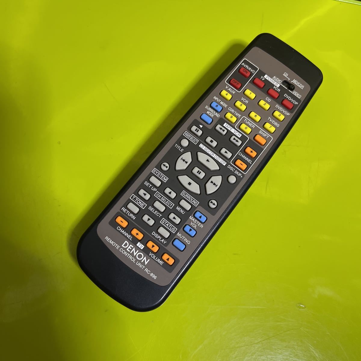 ヤフオク! デノン リモコン オーディオ機器の落札