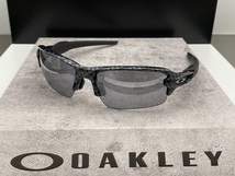 箱ケース付★OAKLEYオークリー FLAK2.0 フラック 9271-06 Carbon/SlateIridium黒ブラックカーボン/USA製サングラス アジアンフィット_画像2