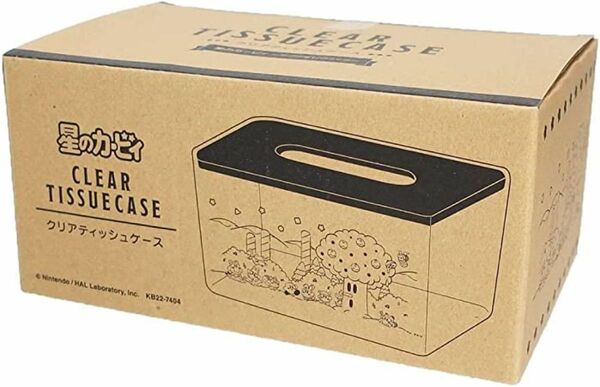 【新品未開封】星のカービィ　クリアティッシュケース（ティッシュボックス）　プププなピクニック