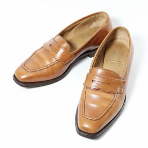 “美品”箱/1袋付 Crockett&Jones クロケット&ジョーンズ EPSOM エプソン Size:45C (22.0~22.5cm相当)レディース 592ラスト ライトブラウン