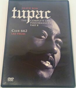 DVD音楽　tupac LIVE AT CLUB662 LAS VEGAS 1990年代ギャングスタ・ラッパーの花形　★鄭７