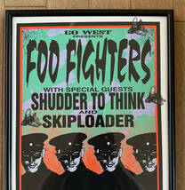 ■1995年 MARK ARMINSKI 限定 “FOO FIGHTERS” 328 PERFORMANCE HALL NASHVILLE Tour Poster サイン入り FRANK KOZIK_画像2