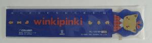 ☆01A■winkipinki　ウィンキーピンキー 定規■1991/サンリオ旧ロゴ　未使用