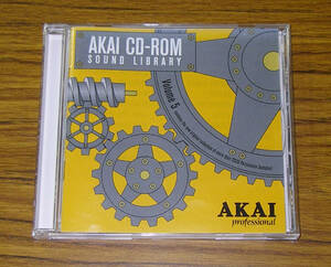 *Akai CD-ROM SOUND LIBRARY Vol.5*OK!!*Made in JAPAN*