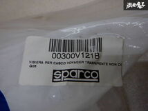未使用 在庫有 SPARCO スパルコ VOYAGER FUME G05 ヘルメット用バイザー クリア 00300V121B 棚B6_画像5