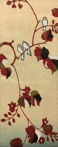 真作保証品『小林かいち 木版刷り絵封筒 鳥 アール・デコ』京都さくら井屋