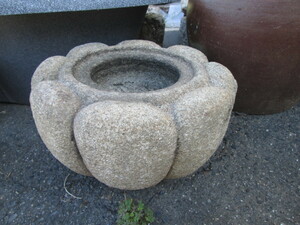 MA direct domestic production genuine wall white .. stone water pot * skillful pot * Tsukuba . direct shop front till ( shipping un- possible )