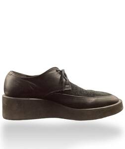 LAD MUSICIAN Lad Musician 16SS SNEAKER SUEDE x KIP LEATHER black size 42 sneakers store receipt possible 